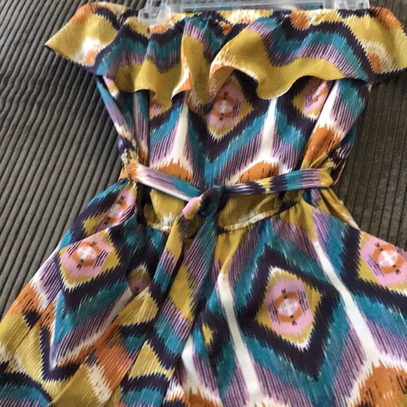 Multiple color Romper size LARGE strapless - Picture 7 of 7